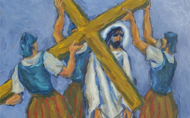 II. postaja - Isus prima na se križ