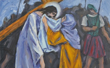 VI. postaja - Veronika pruža Isusu rubac