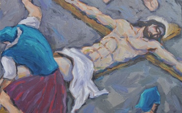 XI. postaja - Isusa pribijaju na križ