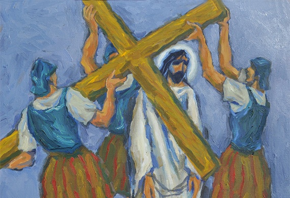 II. postaja - Isus prima na se križ