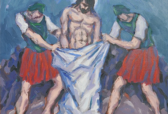 X. postaja - Isusa svlače