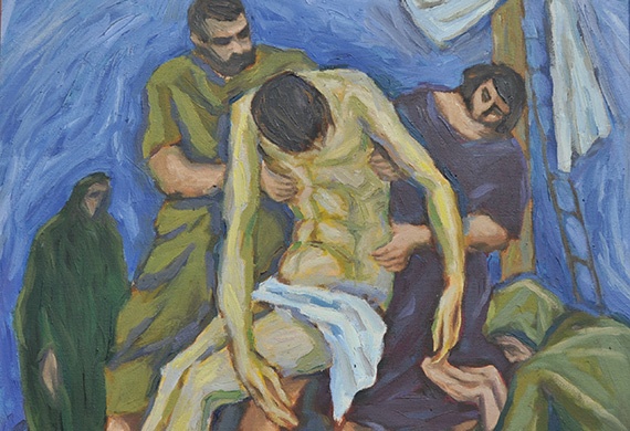 XIII. postaja - Isusa skidaju s križa