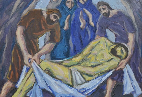 XIV. postaja - Isusa polažu u grob